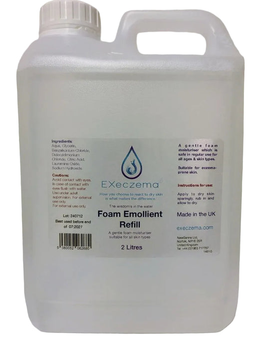 Eczema Foam Emollient Moisturiser 2L - EXeczema