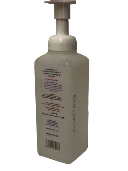 Eczema Foam Emollient Moisturiser 500ml - EXeczema