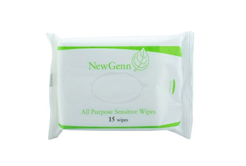 All-purpose Sensitive Wet Wipes - 15 pack